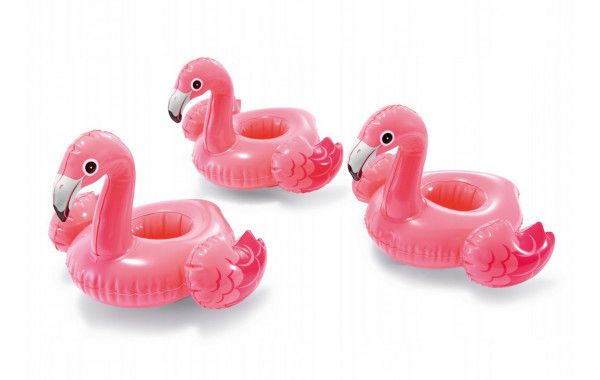 Надувной плавающий держатель для напитков Intex Фламинго комплект из 3 шт 57500 600_380