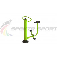 Уличный тренажер взрослый Велосипед для одного Spektr Sport ТС 102