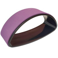 Колесо эллипс для йоги 39х21см, 13мм FWHH-395-2 черно\фиолетовый (D34429)