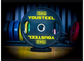 Диск 15 кг YouSteel TWO HANDLES