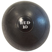Медицинский набивной мяч слэмбол для бросков RED Skill Слембол 10 кг