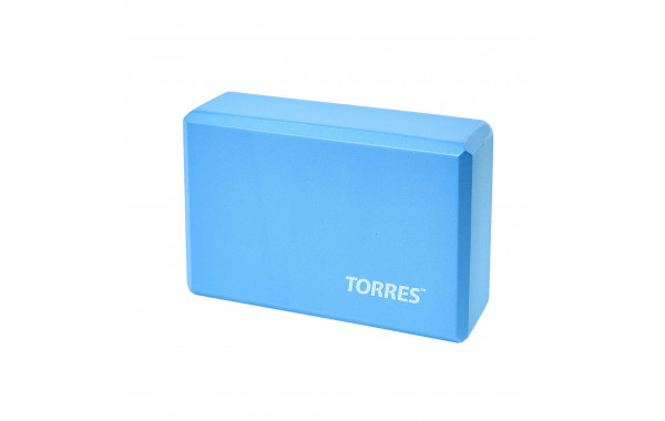 Блок для йоги Torres материал ЭВА, 8x15x23 см YL8005 голубой 600_380