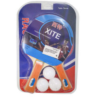 Набор для настольного тенниса (2 ракетки, 3 шарика) Sportex T07621