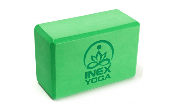 Блок для йоги Inex EVA Yoga Block YGBK-GG117 23x15x10 см, изумруд 600_380