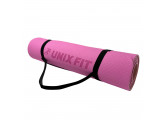 Коврик для йоги и фитнеса двусторонний, 180х61х0,6см UnixFit YMU6MMPK двуцветный, розовый