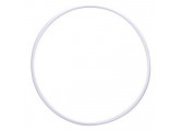 Обруч гимнастический НСО пластиковый d70см MR-OPl700 белый, под обмотку (продажа по 5шт) цена за шт