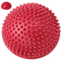 Полусфера массажная круглая надувная Sportex C33513-6 (красная) (ПВХ) d-16 см