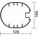 Ворота для мини-футбола мобильные с колесами, алюминиевые SportWerk SpW-AG-300-4Z 75_75