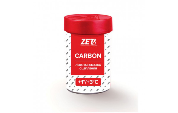 Мазь держания ZET Carbon Red (+1°С +3°С) 30 г. 600_380