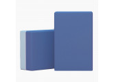 Блок для йоги и фитнеса 23х15х7см UnixFitt YBU200GBCBE голубой (2 оттенка)