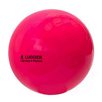 Мяч для художественной гимнастики однотонный d15 см Lugger малиновый