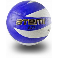 Мяч волейбольный Atemi ACE, PVC, бело-синий р.5