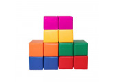 Набор мягких модулей кубики цветные 40х40х40см (12 элементов) Dinamika ZSO-004408