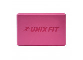 Блок для йоги и фитнеса 23х15х7см UnixFitt YBU200GPK розовый