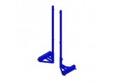 Стойки волейбольные мобильные универсальные с противовесом (цвет синий) Dinamika ZSO-004265