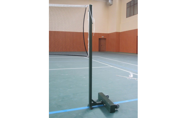 Стойки бадминтонные мобильные Atlet с противовесами по 40 кг тренировочные (пара) IMP-A107 600_380