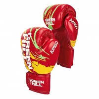 Перчатки для тайского бокса Green Hill JUMBO BGJ-2290 красно-желтый