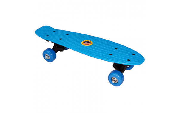 Скейтборд пластиковый 41x12cm Sportex E33084 синий (SK402) 600_380