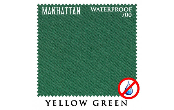 Сукно Manhattan 700 Waterproof 195см Yellow Green 60М 600_380