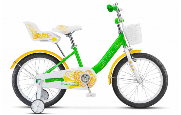 Велосипед 16" Stels Little Princess KC Z010 LU098762 Салатовый 2024 600_380
