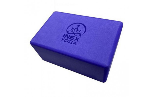 Блок для йоги Inex EVA Yoga Block YGBK-BL 10х15х23 см, голубой 600_380