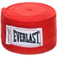Бинт боксерский Everlast 3.5 м Elastic красный 4464RD
