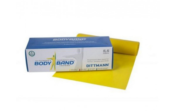 Ленточный амортизатор Dittmann Body-Band DL35531L низкое сопротивление, желтый 600_380