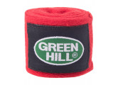 Бинт боксерский Green Hill BC-6235a, 2,5 м, х/б Красный