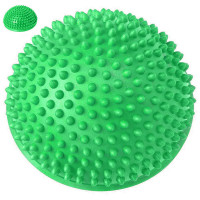 Полусфера массажная круглая надувная Sportex C33513-3 (зеленый) (ПВХ) d-16 см