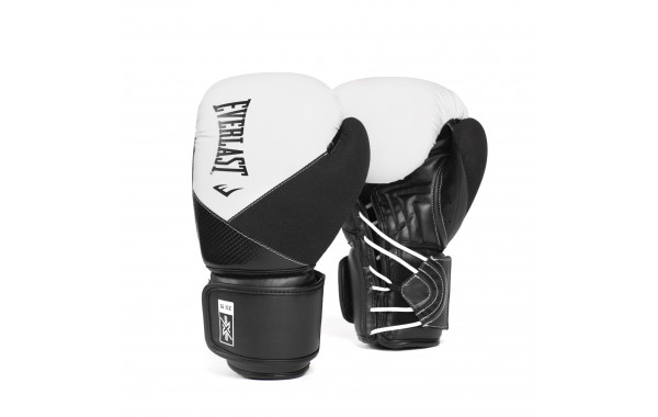 Перчатки тренировочные Everlast Protex PU 16oz P00003366 белый\черный 600_380