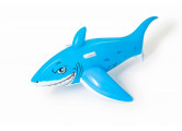 Надувная игрушка-наездник 183х102см Большая белая акула с ручками Bestway 41032