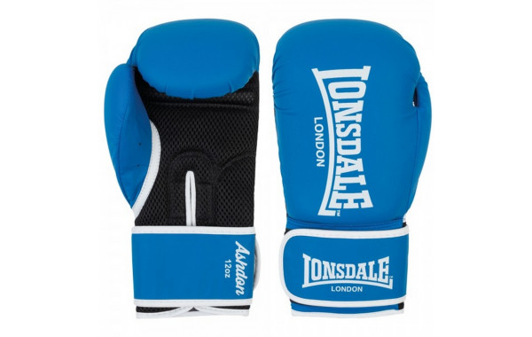 Перчатки тренировочные 10oz Lonsdale Ashdon 160011 10 BL синий 600_380