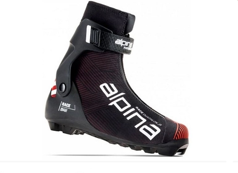 Лыжные ботинки Alpina NNN Race DU Jr (5986-1K) (черный/красный) 771_561
