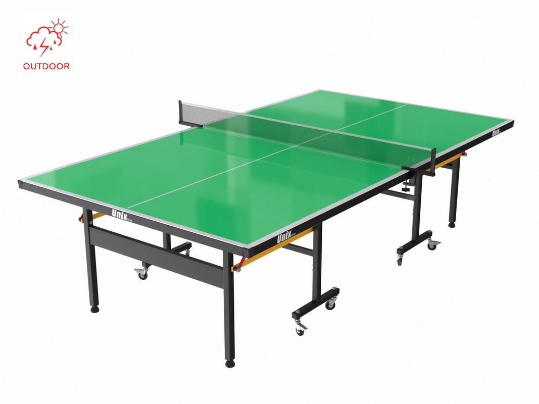 Всепогодный теннисный стол Unix line Outdoor 6mm TTS6OUTGR green 1067_800