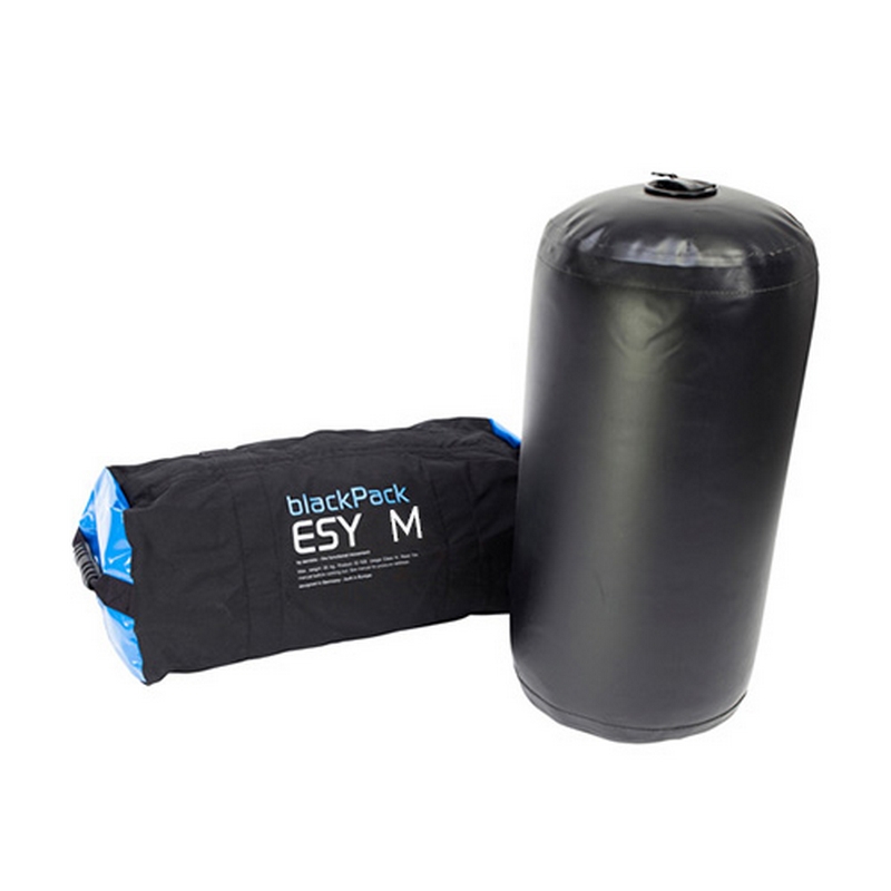 Мешок-отягощение для воды Aerobis blackPack ESY размер S, 10 литров и 1 мешок для песка 733-ESY-S-Aqua черный\синий 800_800