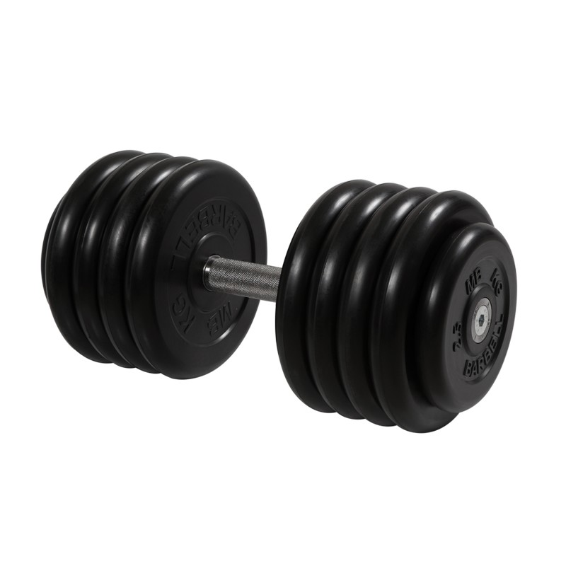 Гантель Профи с вращающейся ручкой, 46 кг MB Barbell MB-FdbM-B46 800_800