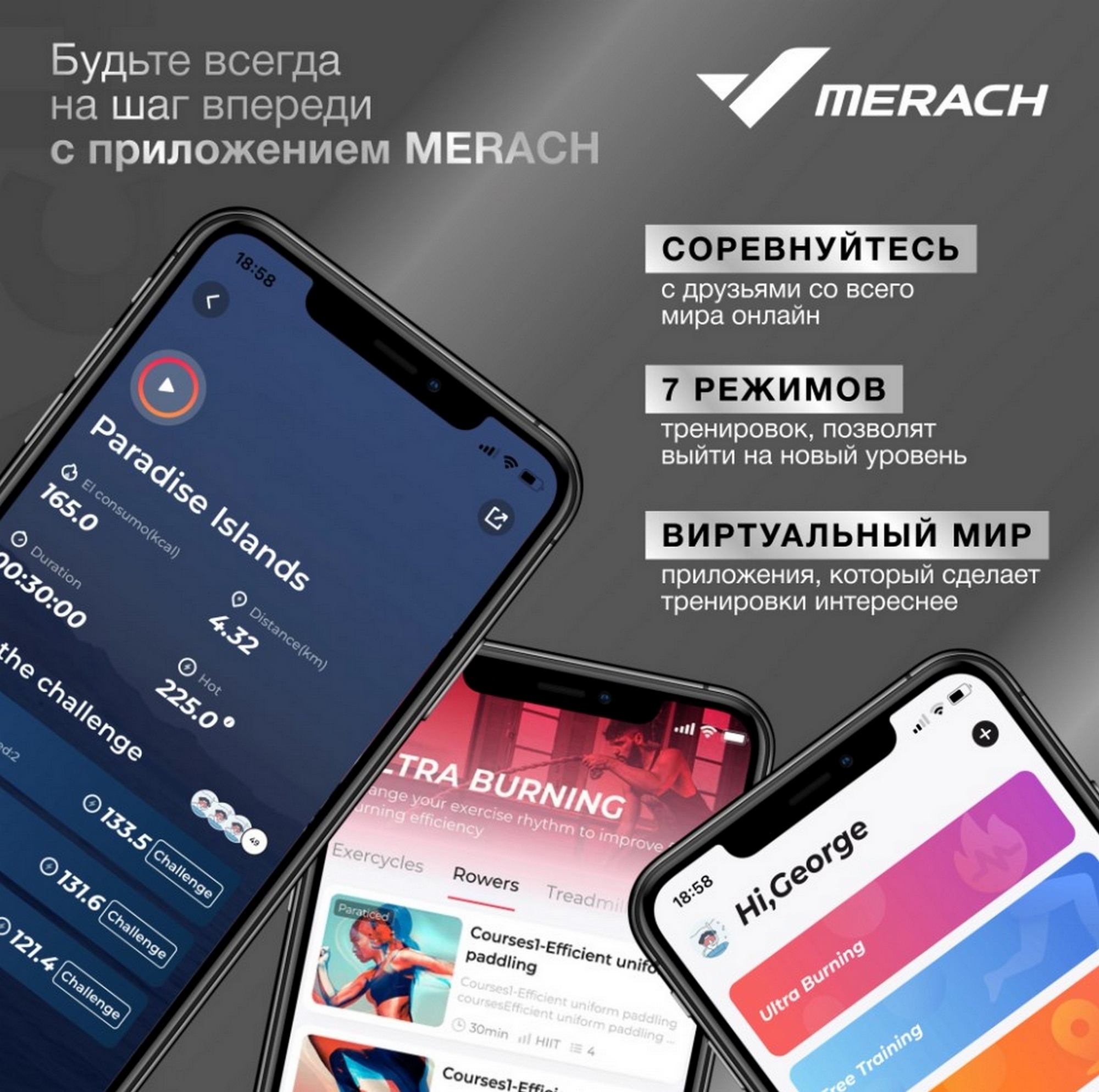 Спин-байк с автоматическим углом наклона домашний MERACH MR-S01 2000_1987