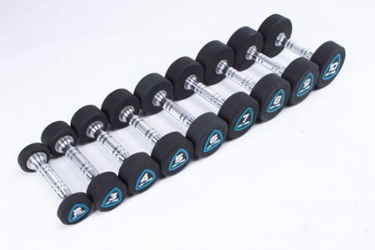 Гантели в уретане 10 кг Live Pro Studio Dumbbells LP8075-10 1200_800