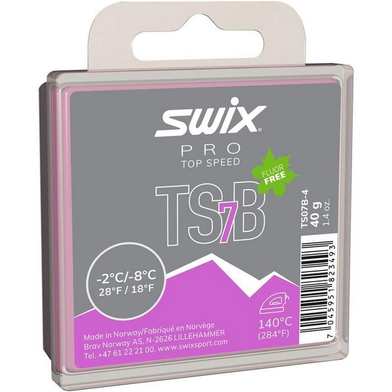 Парафин углеводородный Swix TS7 Black (-2°С -8°С) 40 г TS07B-4 800_800