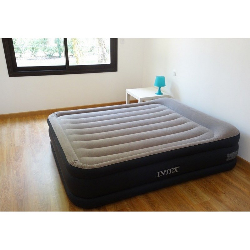 Надувная кровать Intex Deluxe Pillow Rest Raised Bed 152х203х42см, встроенный насос 64136 800_800
