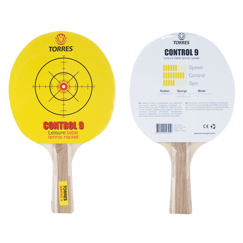 Ракетка для настольного тенниса Torres Control 9 TT0002 800_800