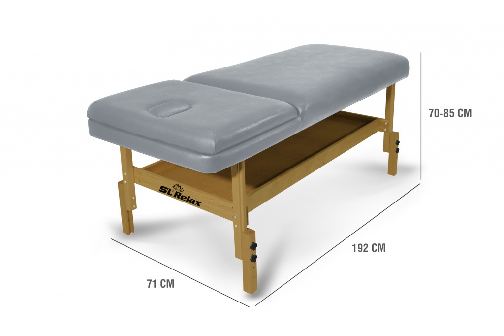 Массажный стол Start Line Relax Comfort (серая.кожа) SLR-9 1024_682