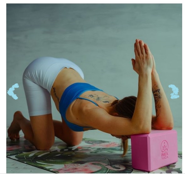 Блок для йоги Inex EVA Yoga Block YGBK-CG120 23x15x10 см, антрацит 589_555