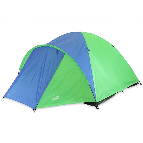 Палатка 4-х местная Greenwood Target 4 зеленый/голубой (481) 500_500