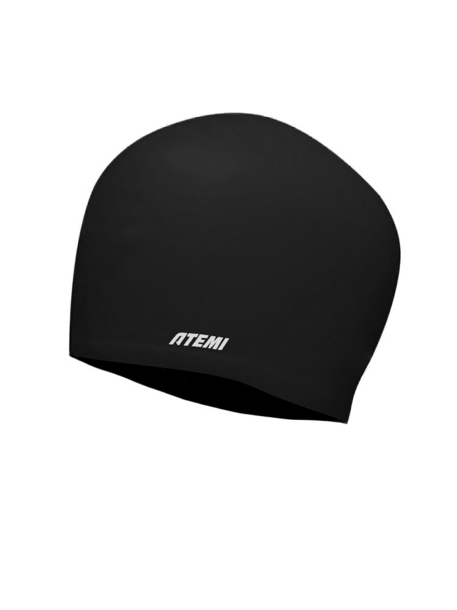 Шапочка для плавания Atemi long hair cap Deep black TLH1BK черный 1500_2000