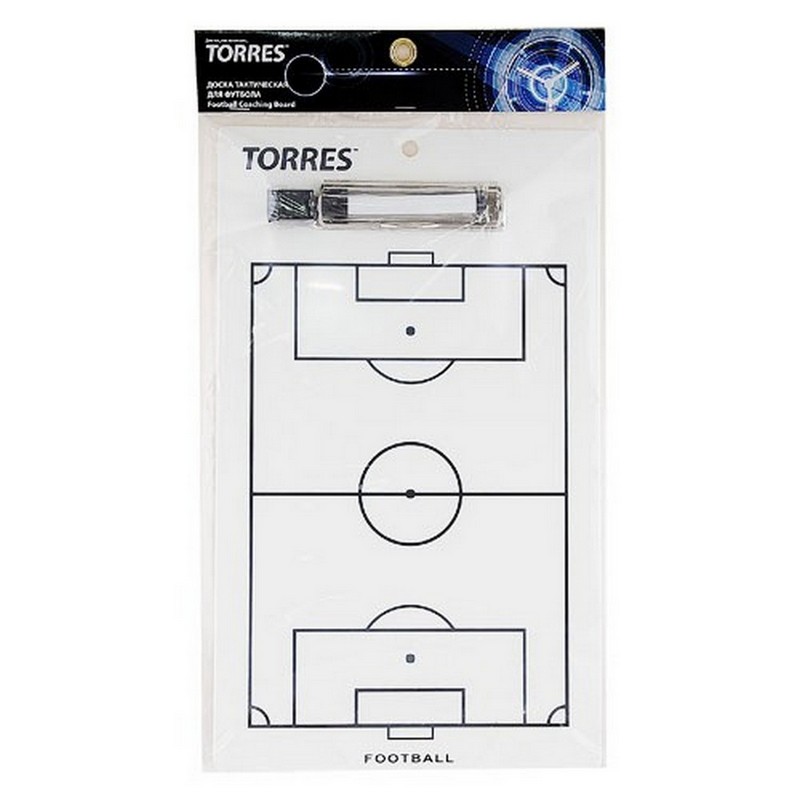 Тактическая доска для футбола Torres TR1002S белая 800_800