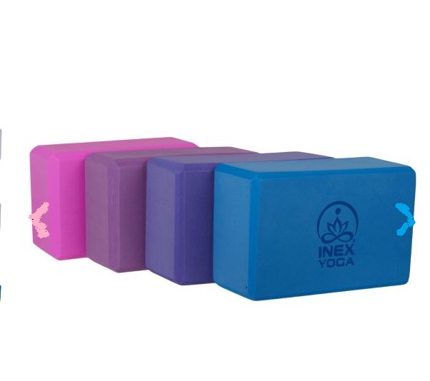 Блок для йоги Inex EVA Yoga Block YGBK-PR 23x15x10 см, фиолетовый 602_534