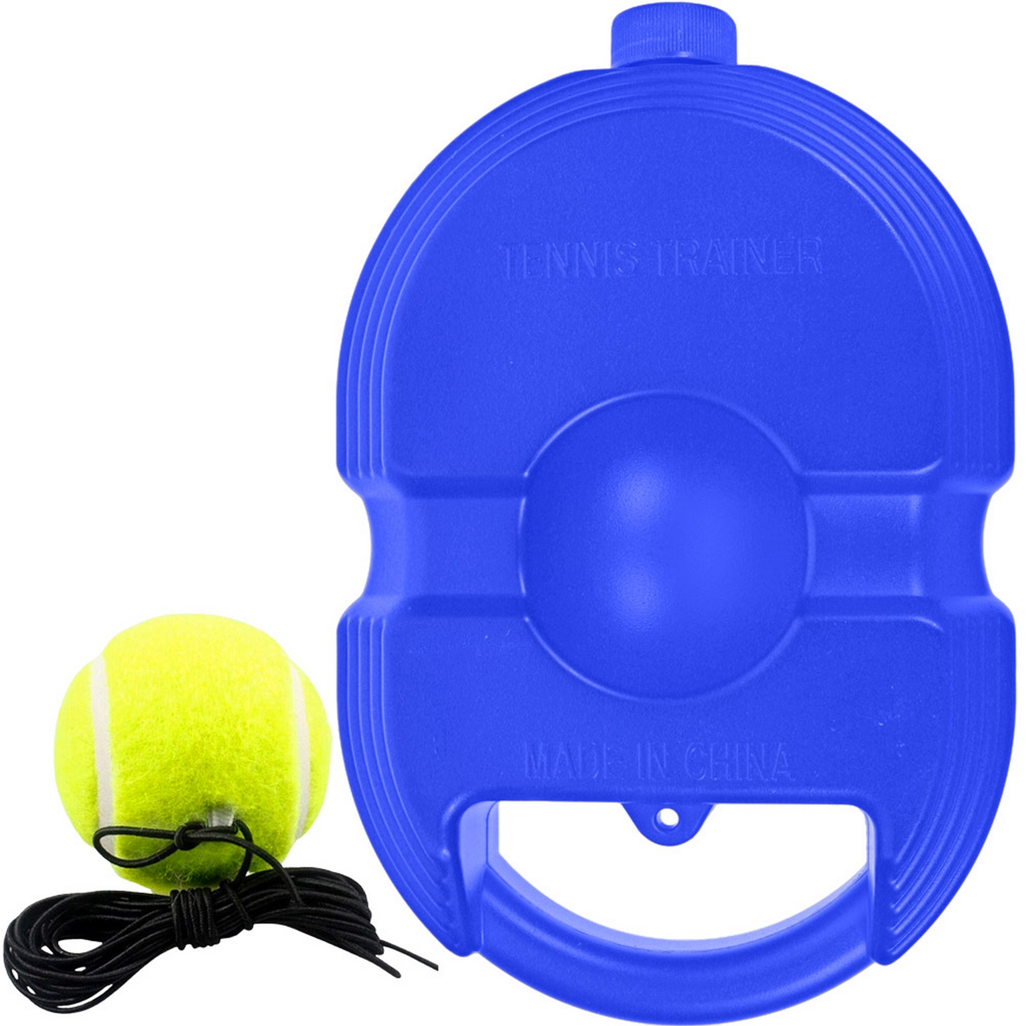 Тренажер для большого тенниса с водоналивной платформой Sportex E40578 синий 2000_2000