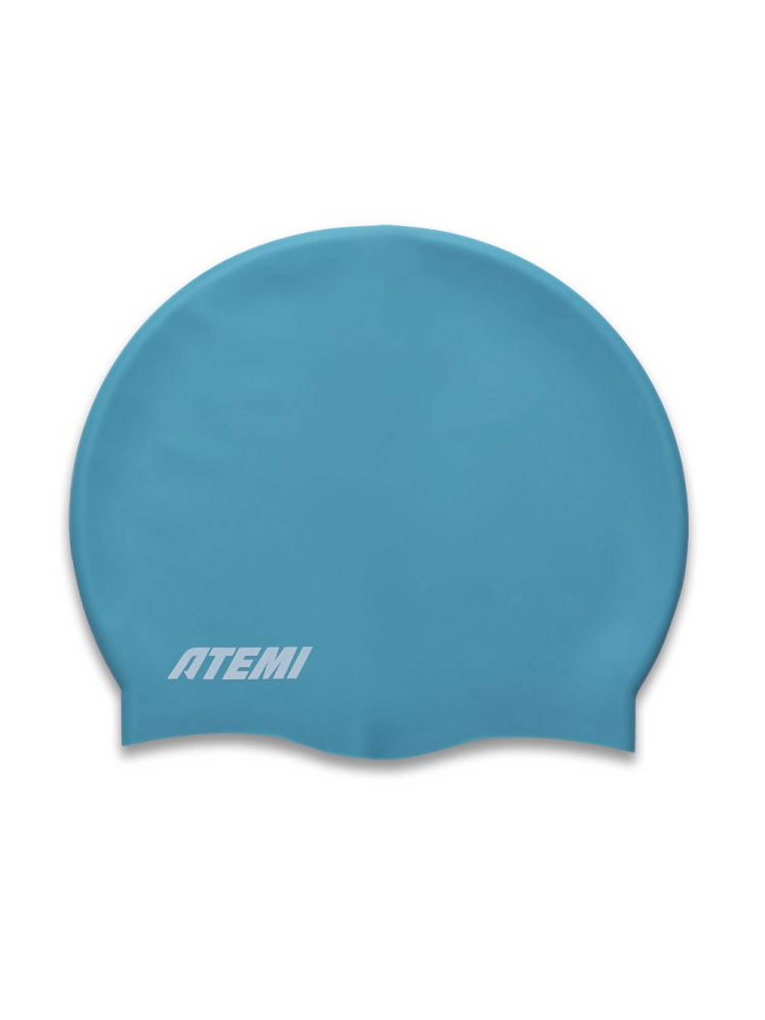 Шапочка для плавания Atemi light silicone cap Green river FLSC1GR бирюзовый 1500_2000