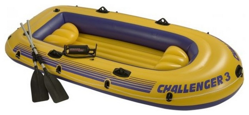 Лодка надувная трехместная Intex Challenger-3 Set 800_369